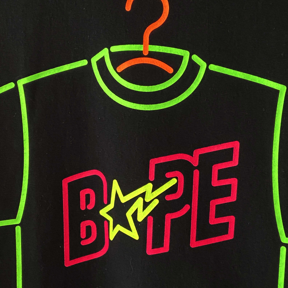 BAPE Neon Sign Tee (Black)
