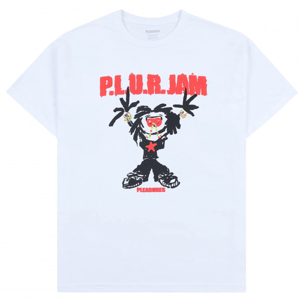 Pleasures P.L.U.R. Jam Tee (White)