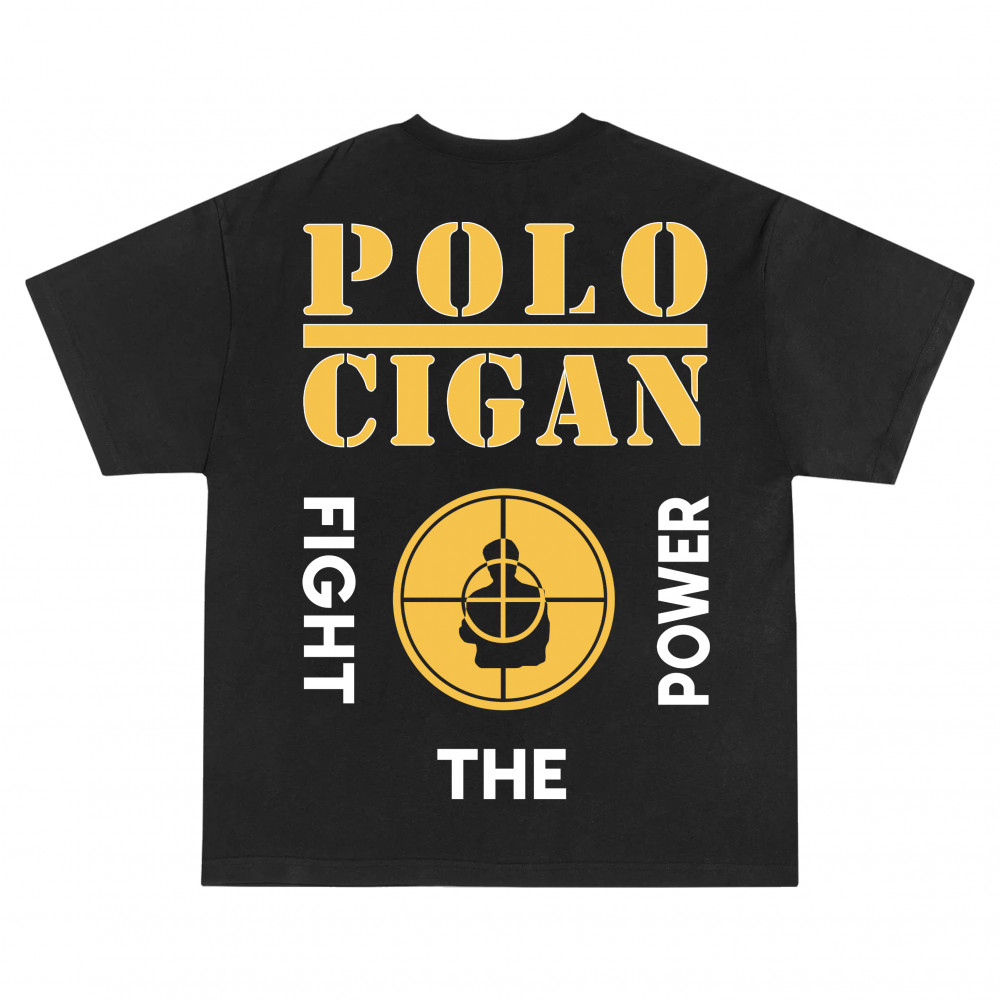 Polo Cigan Public Enemy Tee (Black)