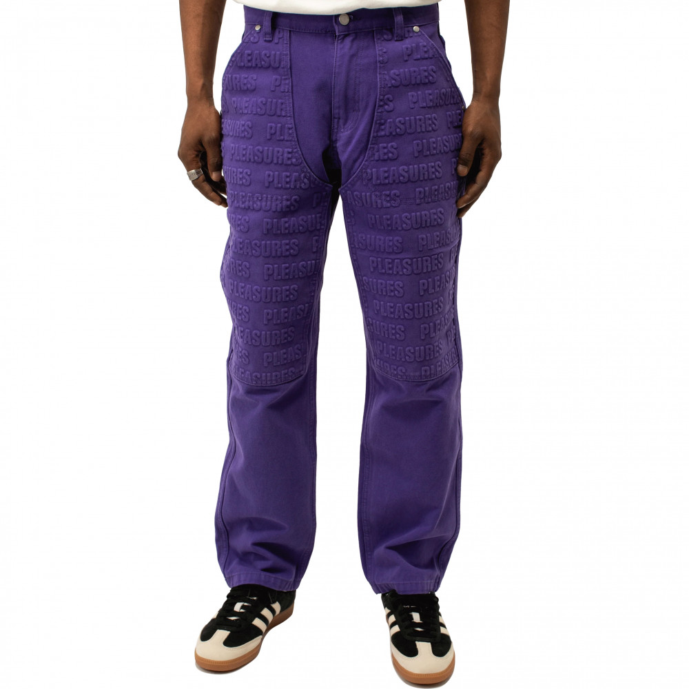 Pleasures Impact Double Knee Pants (Purple)