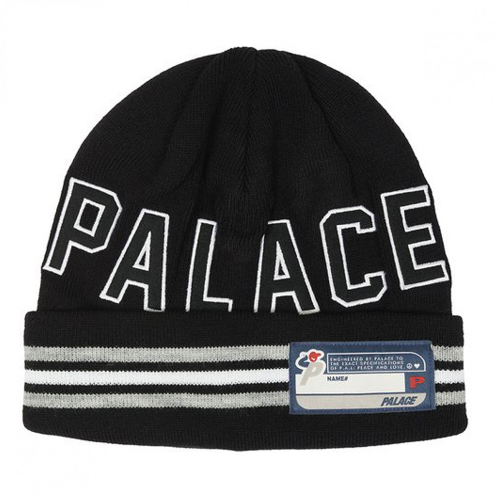 Palace College Beanie (Black)