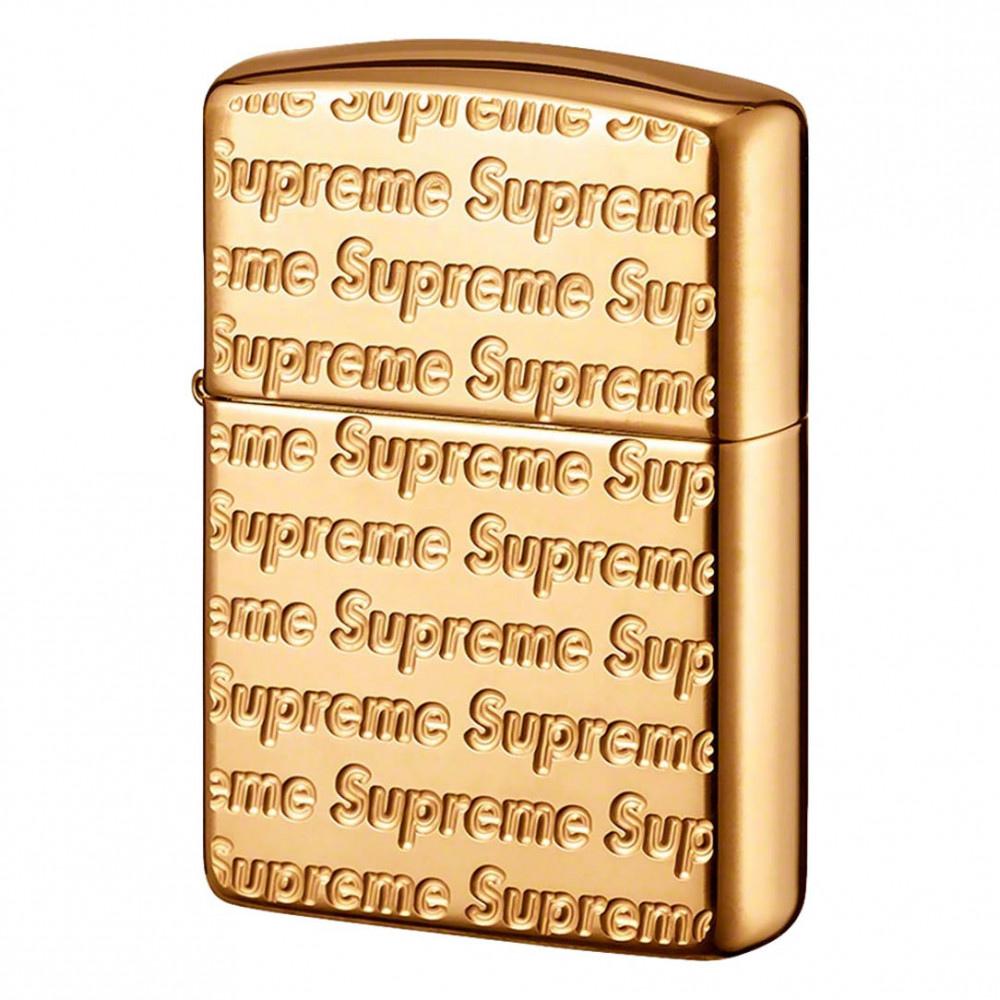 Supreme Repeat Zippo (Gold)