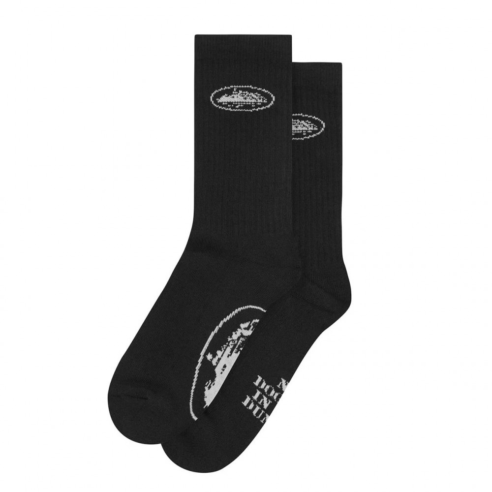 Corteiz Alcatraz Socks (Black)