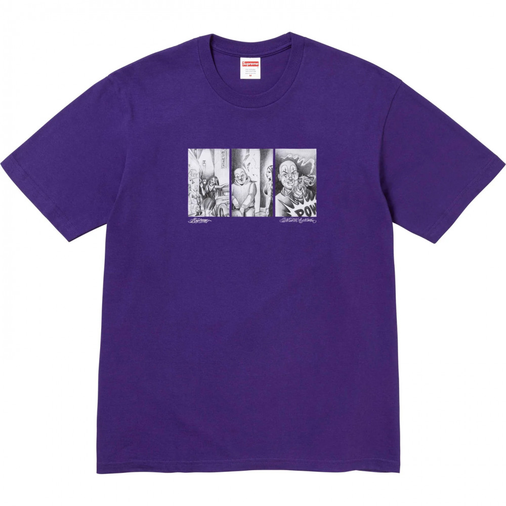 Supreme Mr. Cartoon Pow Tee (Purple)