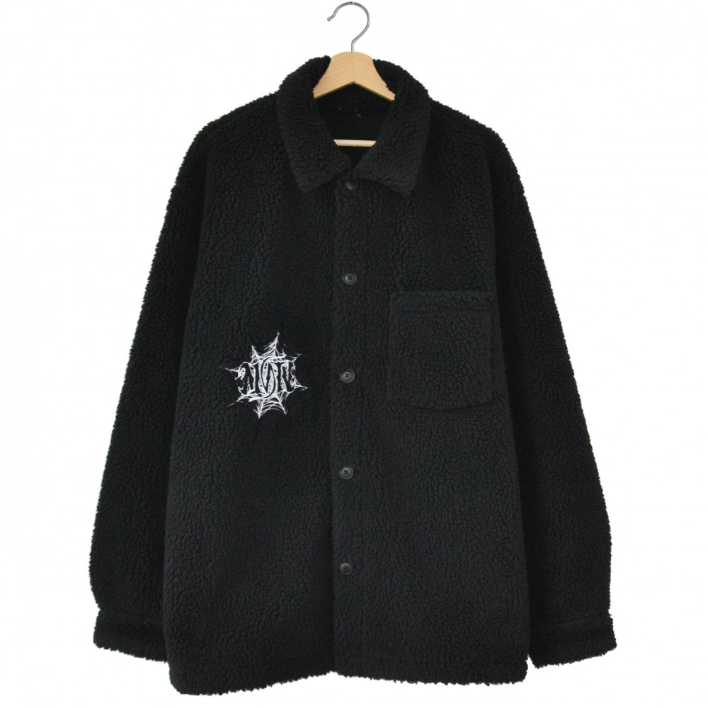 Alure x Flace Web Fluffy Jacket (Black)