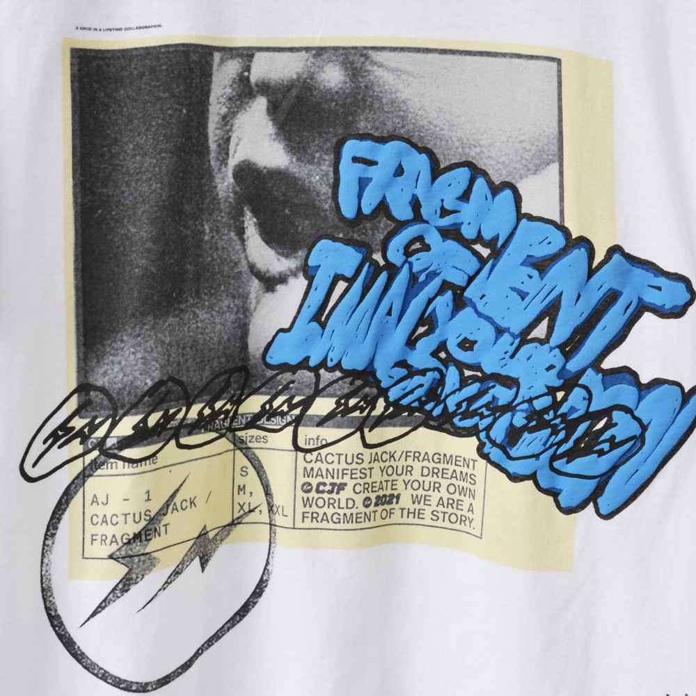 Travis Scott Cactus Jack for Fragment Manifest T-Shirt