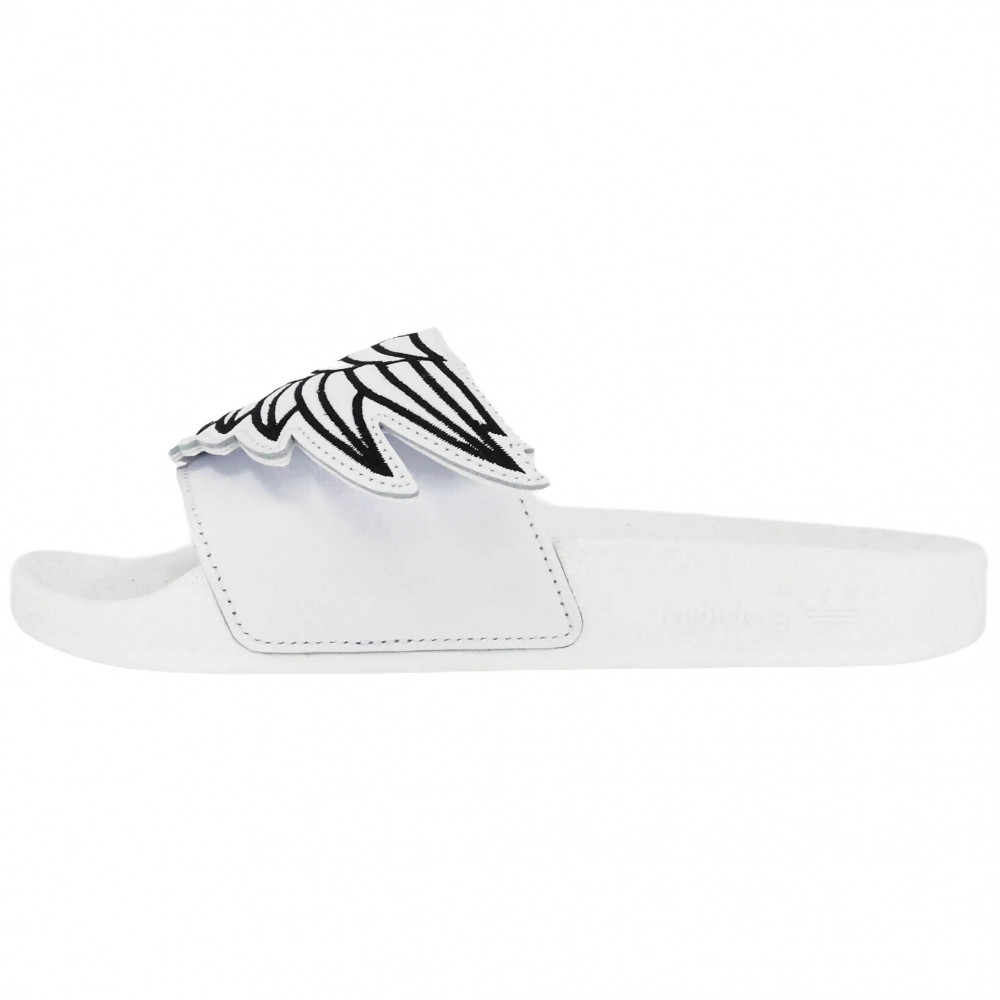 adidas x Jeremy Scott Monogram Adilette Wings Slides (White/Black)