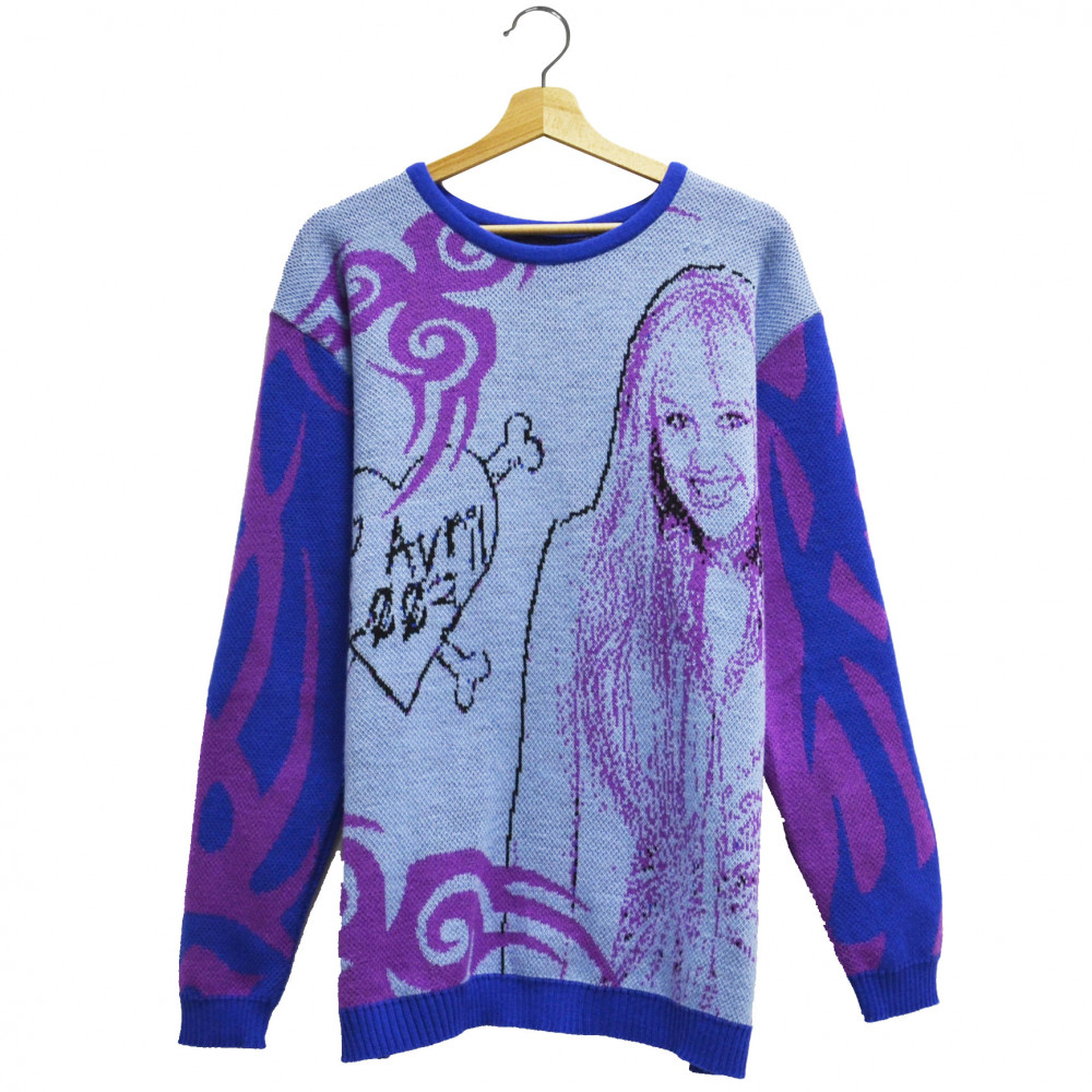 Branislav Dekrét Avril Knitted Sweater (Purple)