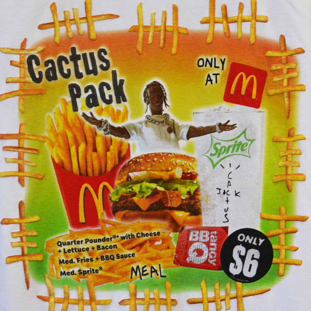 Travis Scott x McDonald Cactus Pack Tee (White)