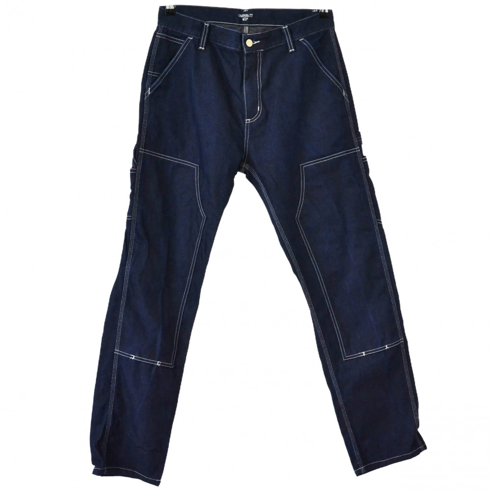 Carhartt WIP Double Knee Carpenter Pants (Dark Blue)