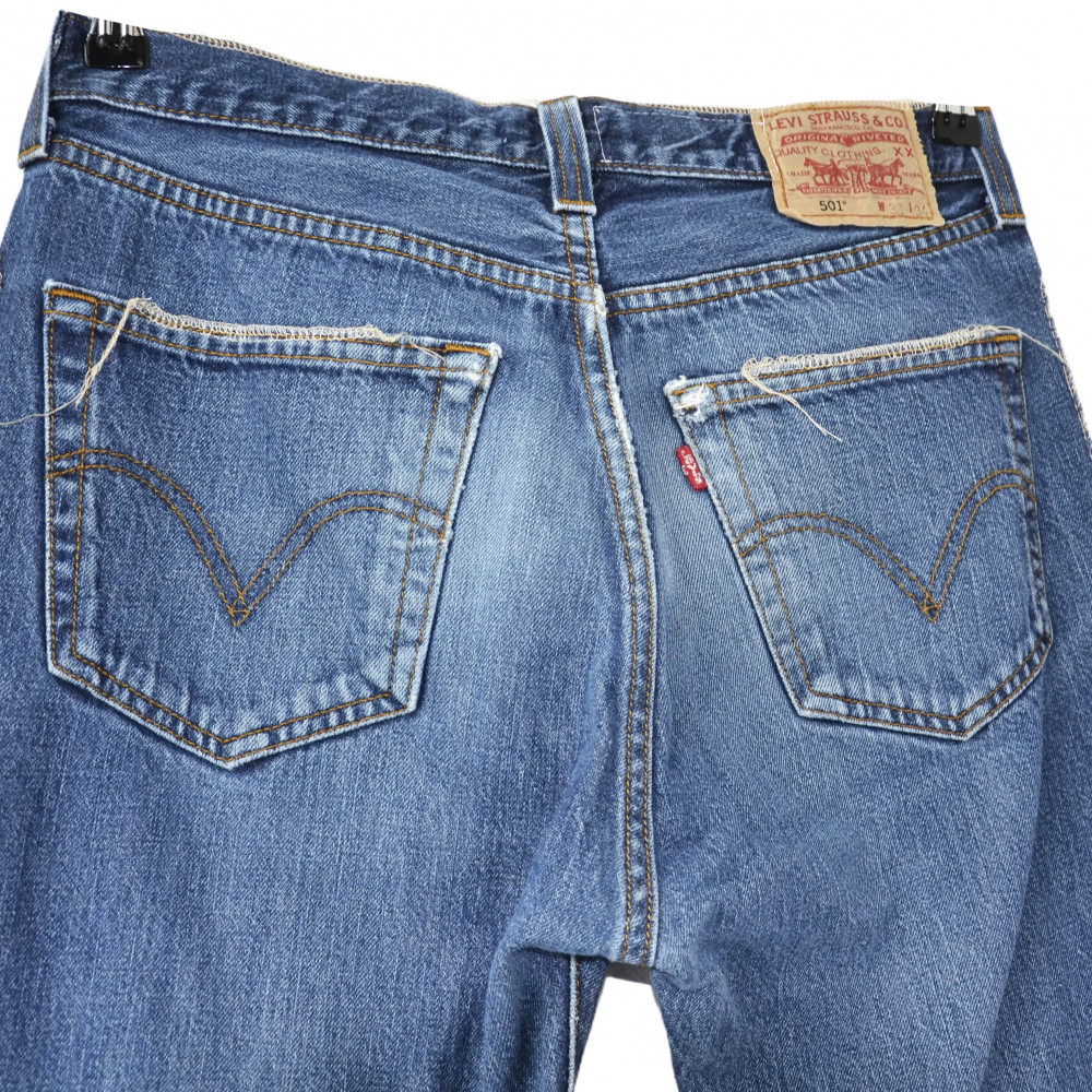 Brunclo Overlock Jeans (Blue)