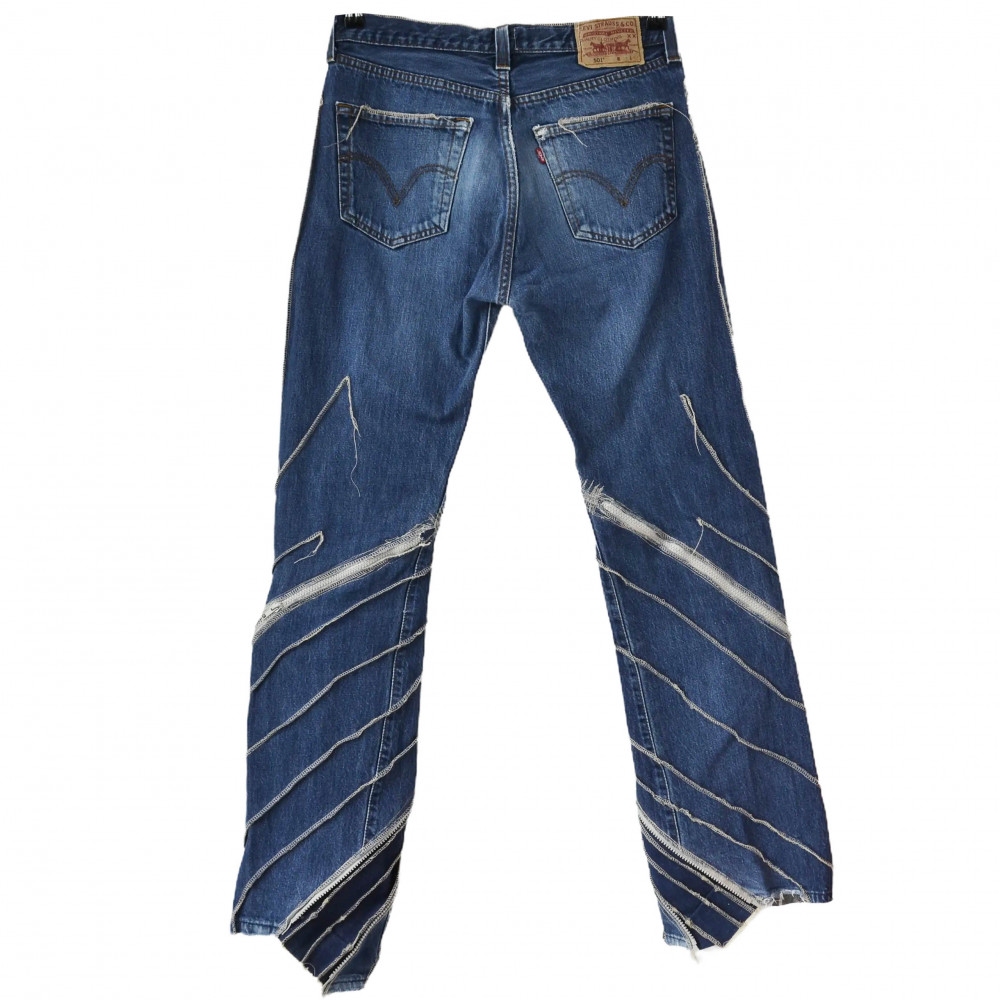 Brunclo Overlock Jeans (Blue)