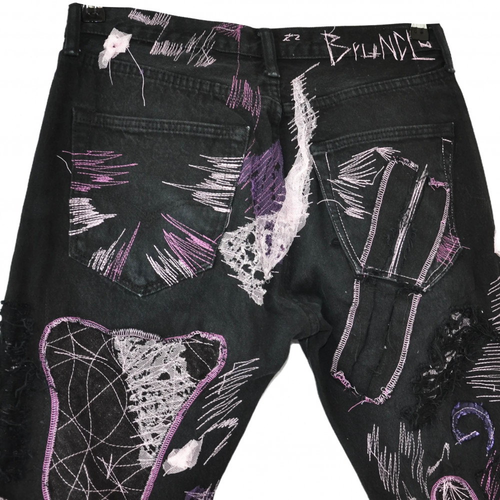 Brunclo Chaos Jeans #6 (Black/Pink)