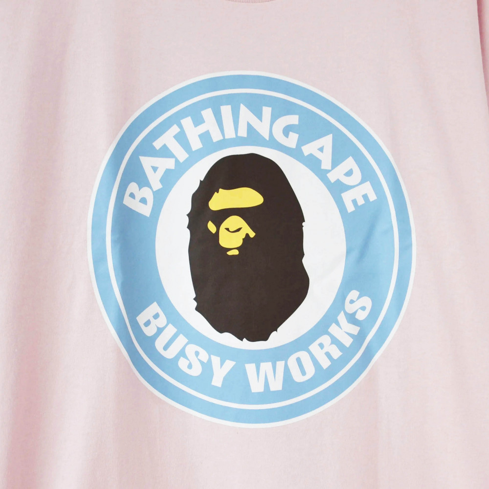 Bape Colours Busy Works Tee (Pink)