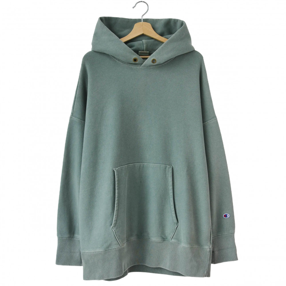 Champion Reverse Weave Hoodie (Washed Green)