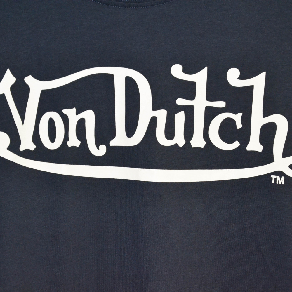 Von Dutch Alpha Logo Tee (Navy/White)