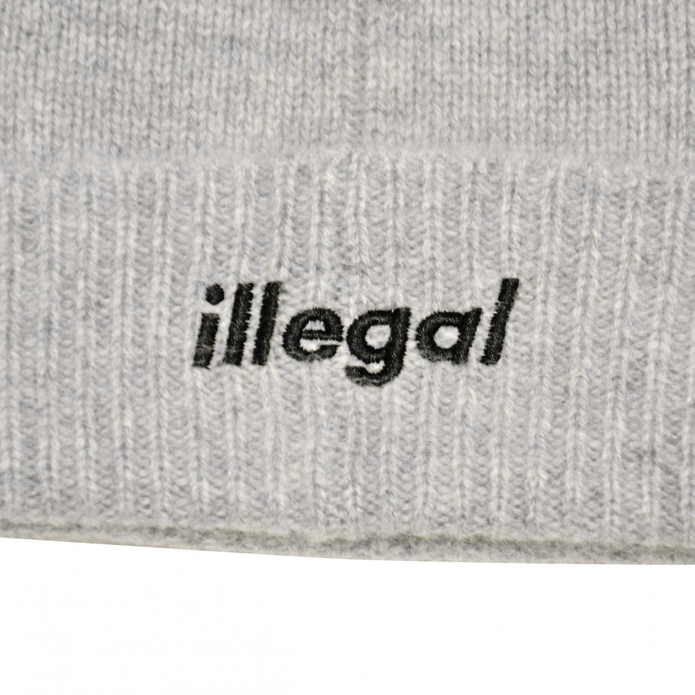 Flace Illegal Business Cashmere Beanie (Grey)
