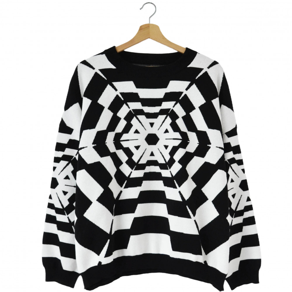 Alure Lost Sweater (Black/White)