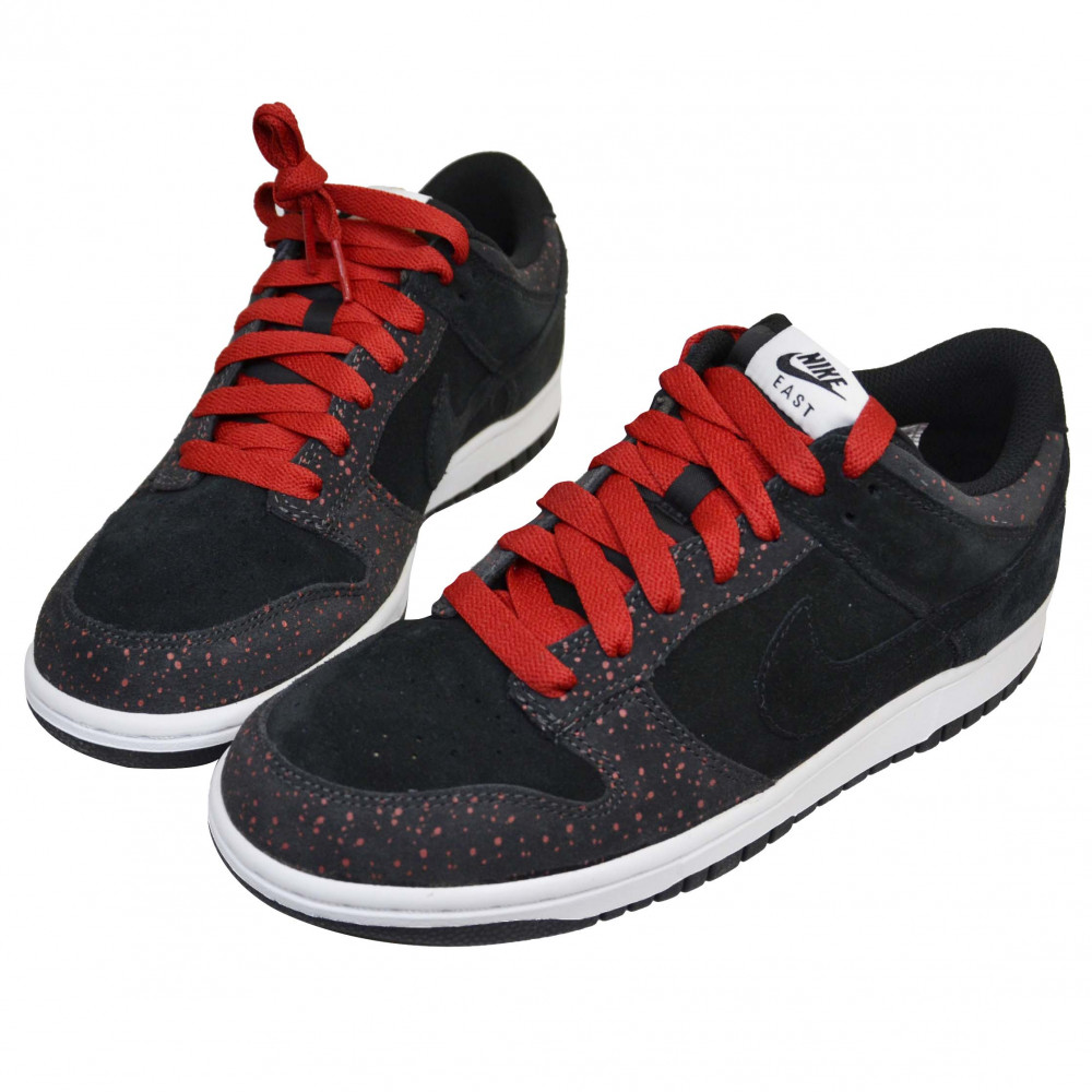 Nike Dunk Low CL East vs. West Pack (Black/Sport Red)