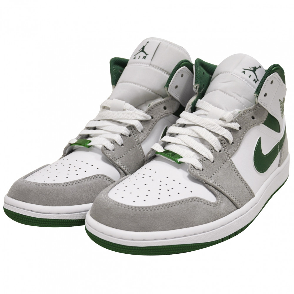 Nike Air Jordan 1 Mid (Green/Grey)
