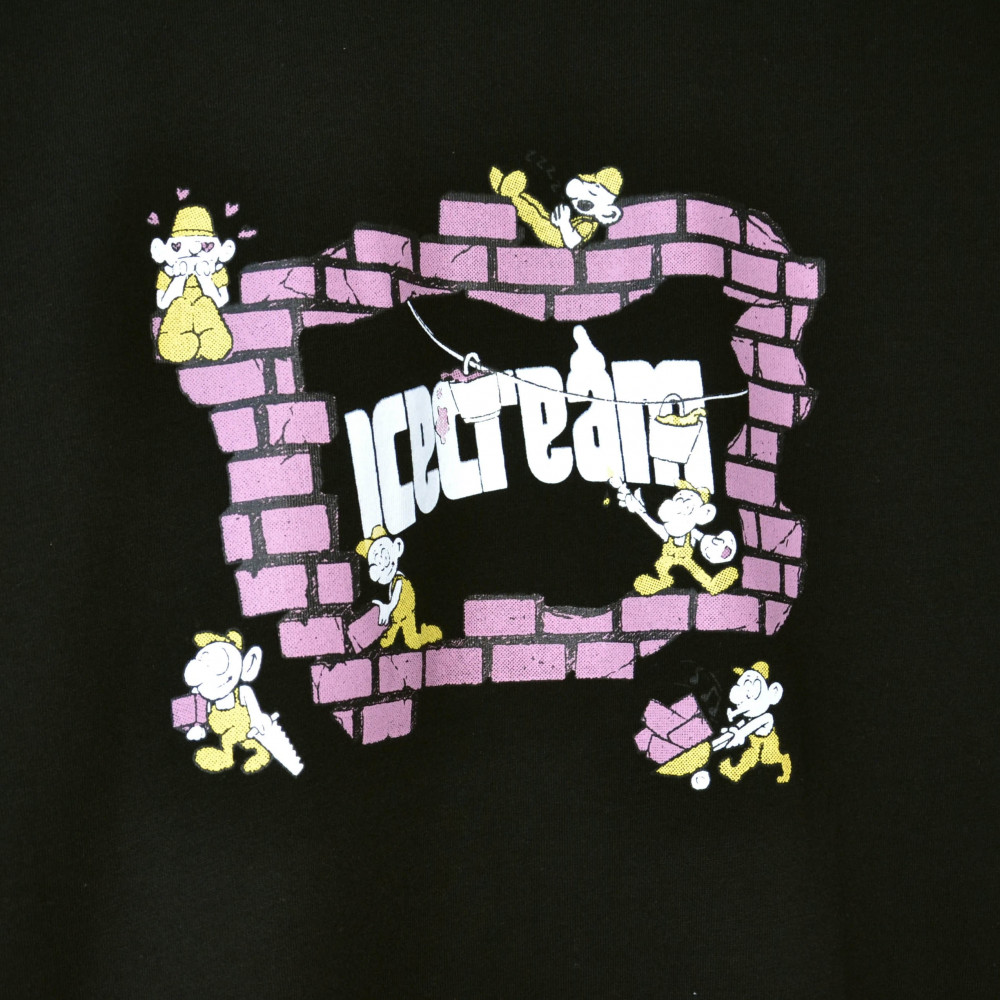 Ice Cream Brick House Tee (Black)