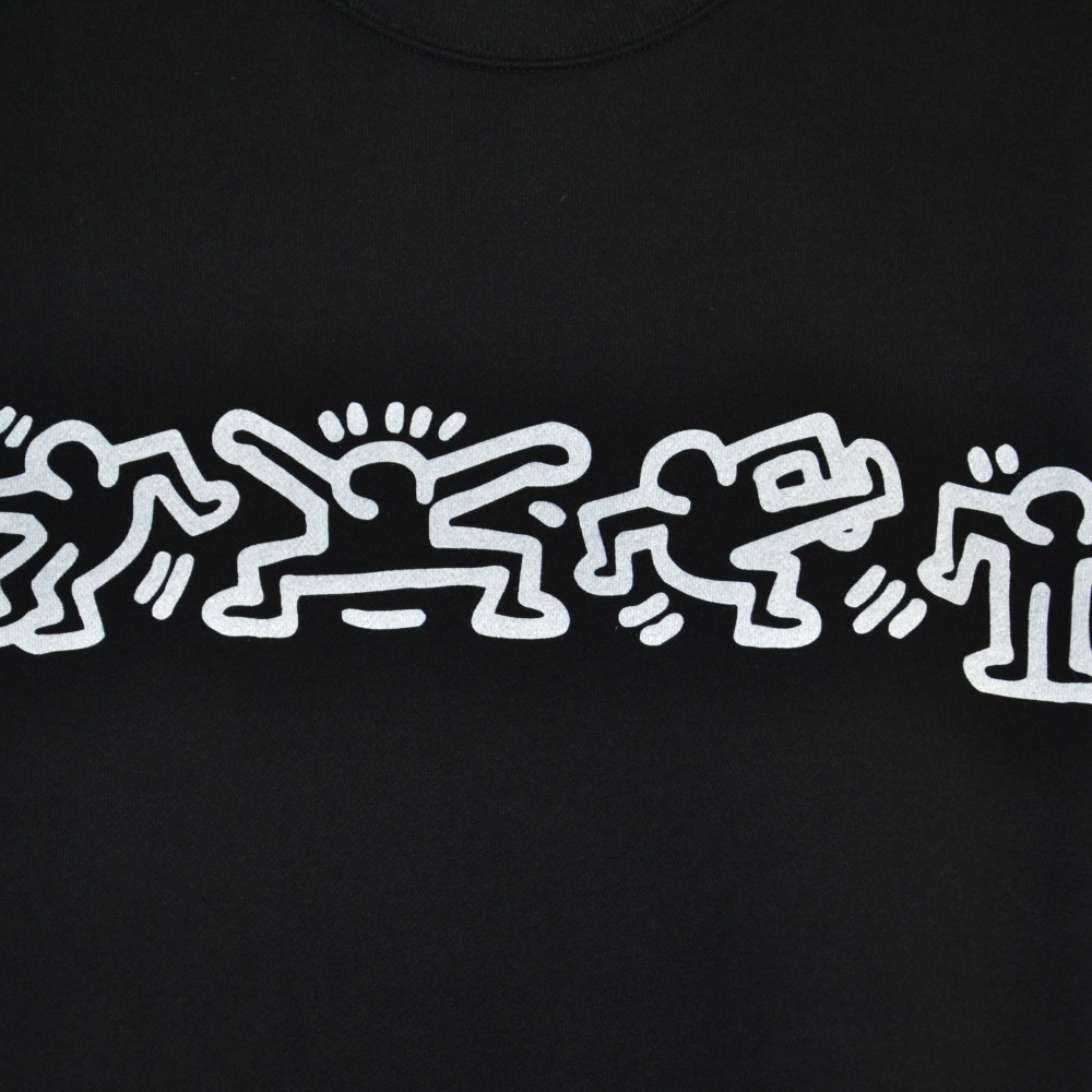 Uniqlo x Keith Haring Dancing Crewneck (Black)