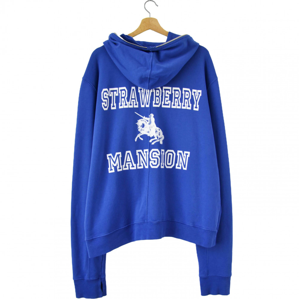 Unwanted Strawberry Mansion Fullzip Hoodie (Blue)