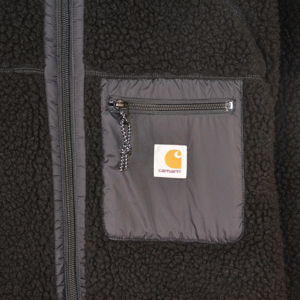Carhartt WIP Prentis Liner Fleece Jacket (Black)