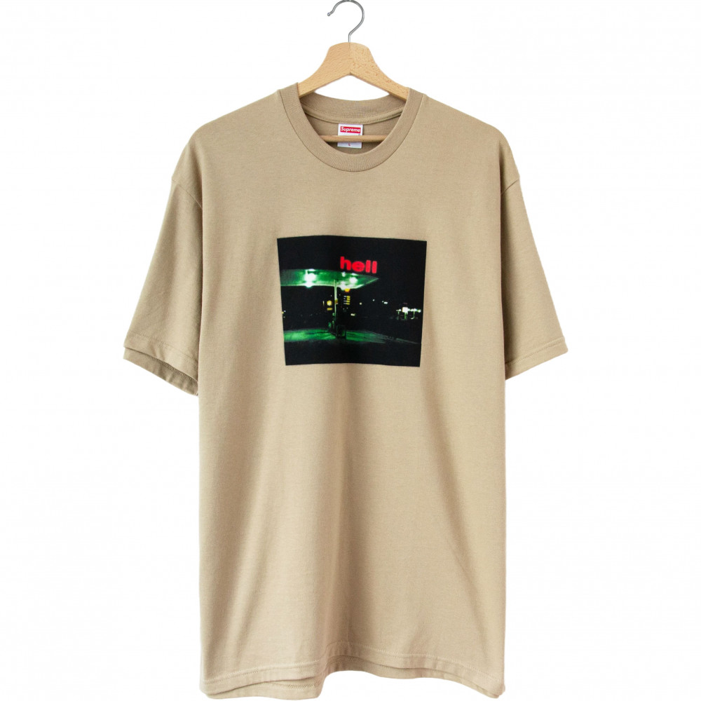 Supreme Hell Tee khaki Tシャツ Lサイズ-