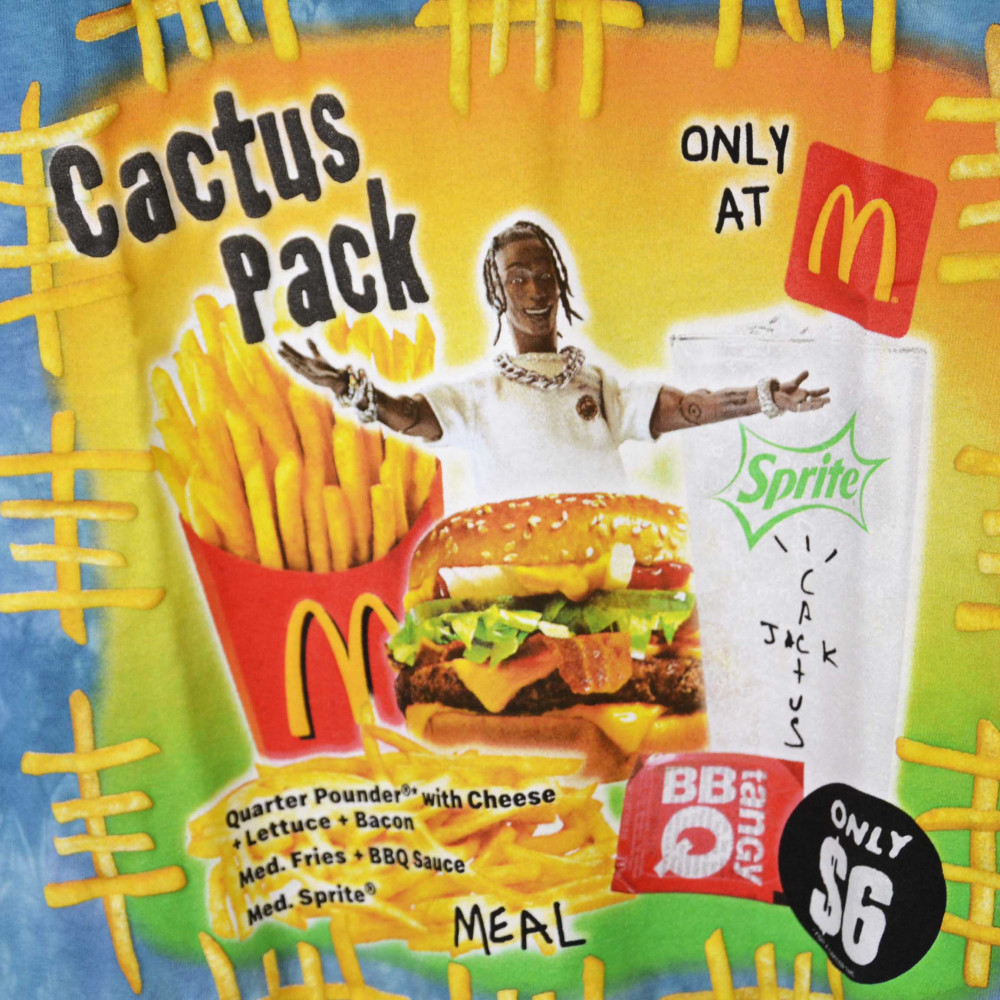 Travis Scott x McDonald Cactus Pack Tee (Blue)