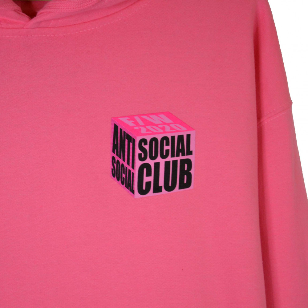 Anti Social Social Club I Wish I Was Wrong Hoodie (Pink)