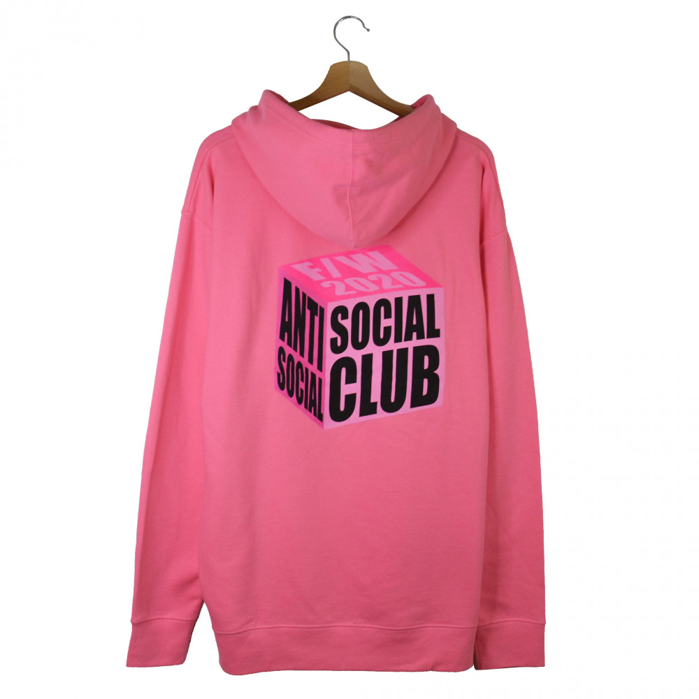 Anti Social Social Club I Wish I Was Wrong Hoodie (Pink)