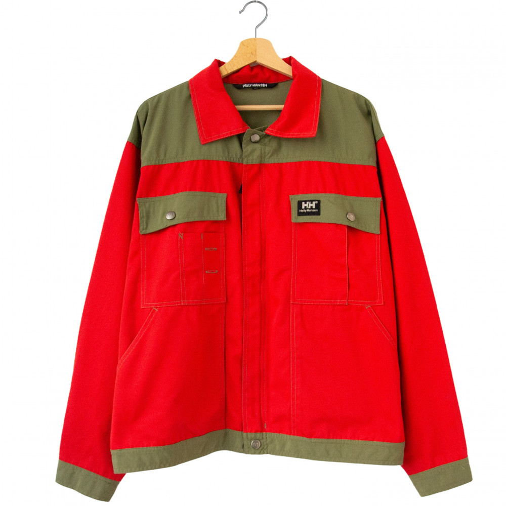Helly Hansen Work Jacket (Red/Olive)