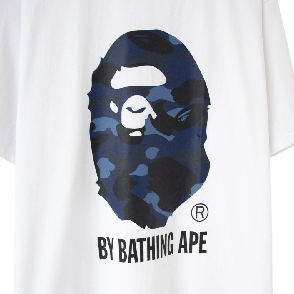 BAPE Color Camo By Bathing Ape Tee (White/Navy)