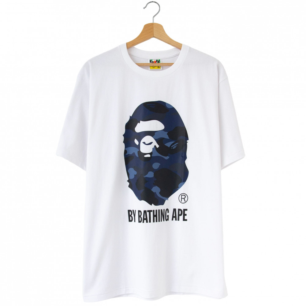 BAPE Color Camo By Bathing Ape Tee (White/Navy)