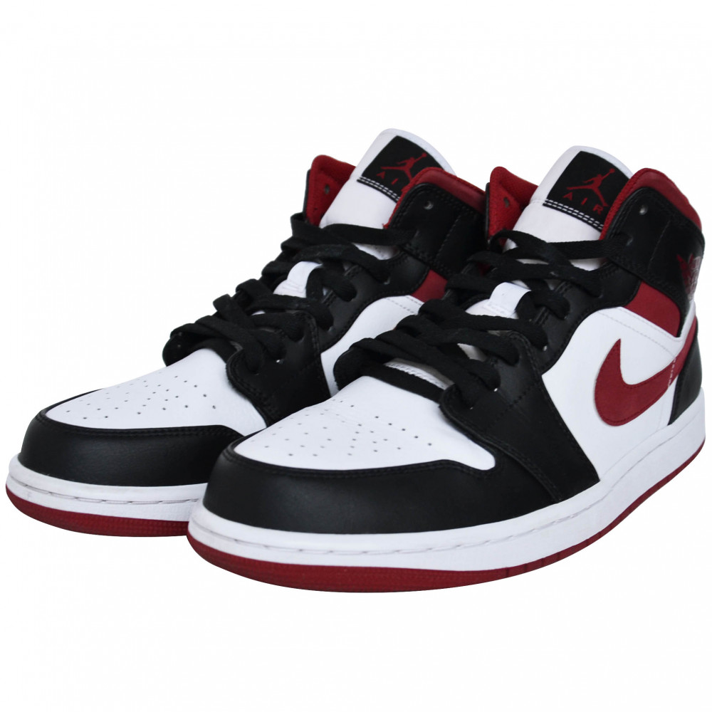 Nike Air Jordan 1 Mid (Gym Red/Black/White)