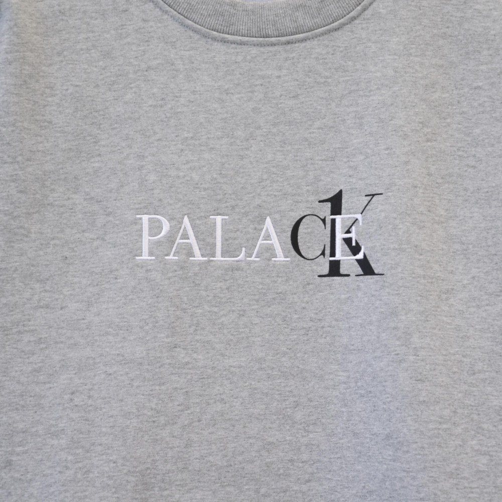 Palace x Calvin Klein CK1 Crewneck (Heather Grey)