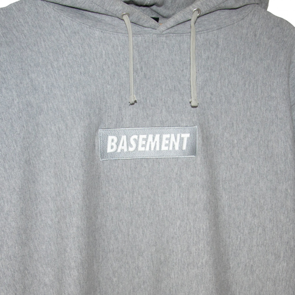 Basement Box Logo Hoodie (Grey)