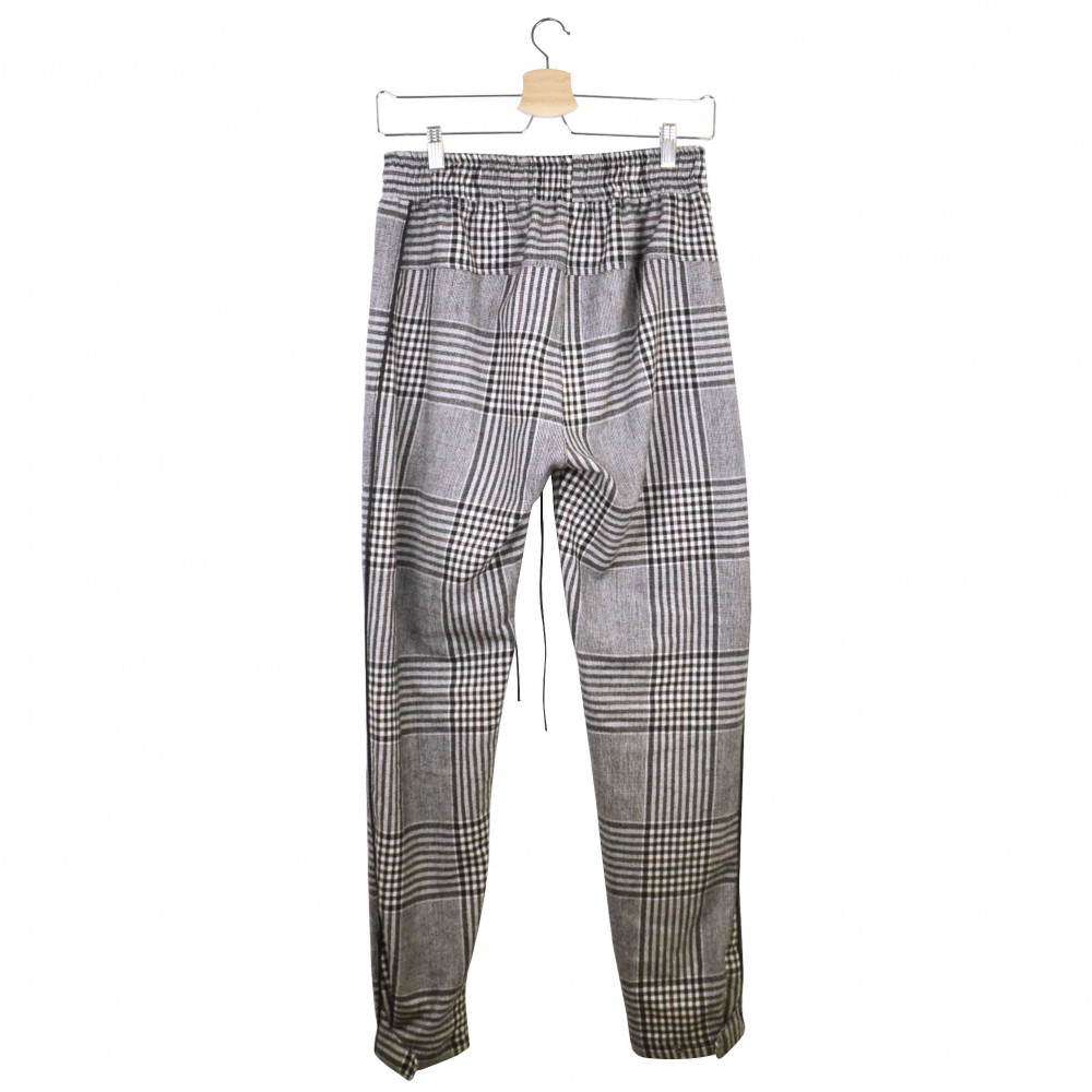 Represent Check Plaid Pants (Grey/Black)