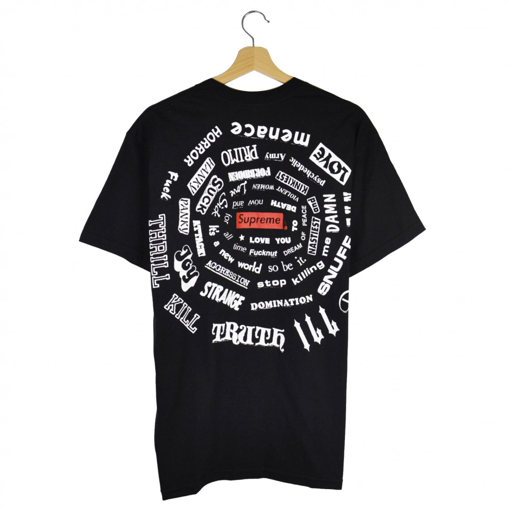 Tシャツ/カットソー(半袖/袖なし)supreme スパイラルTシャツ