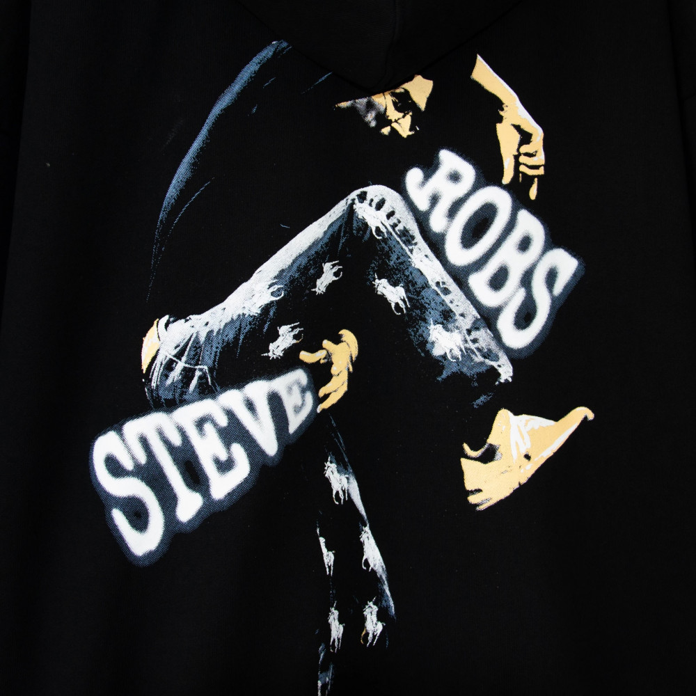 Polo Cigan Steve Robs Zip Up Hoodie (Black)