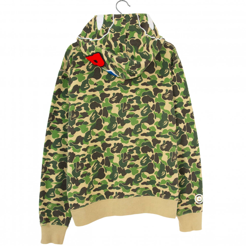 Bape ABC Camo 2nd Ape Wide Fit Pullover Hoodie (Green)