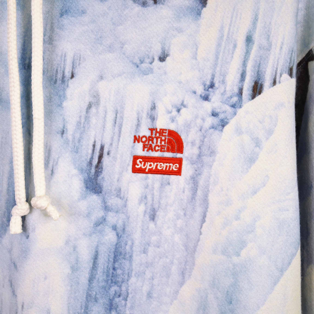 Supreme x The North Face Ice Climb Hoodie (Blue)