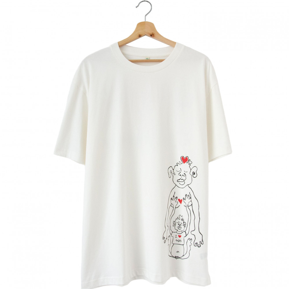 404 x Viktoria Valihora Valentine's Day Tee (White)