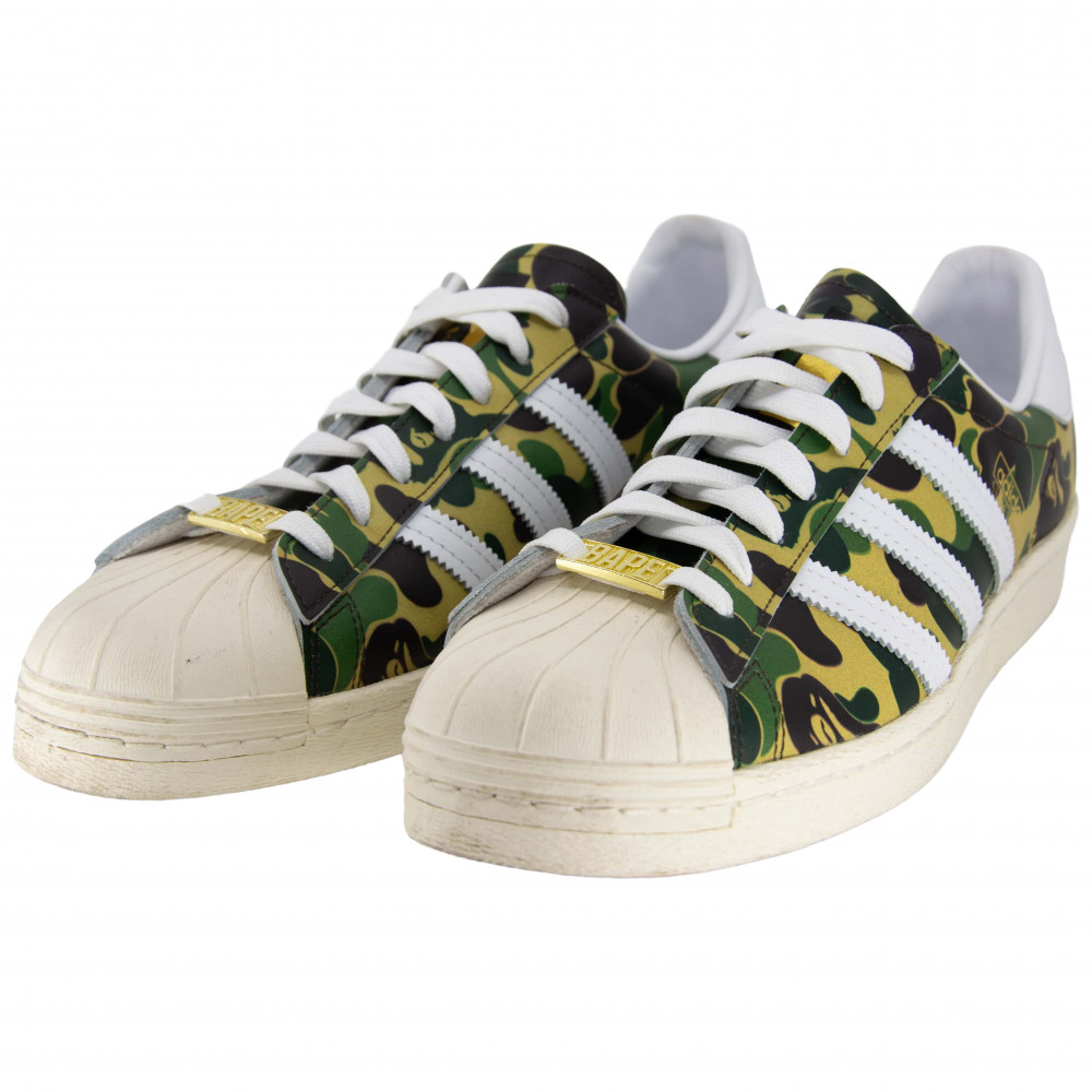 Bape x adidas Superstar (ABC Camo Green)