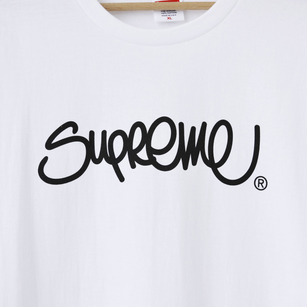 通販ショップ supreme handstyle tee ネイビー XL | artfive.co.jp