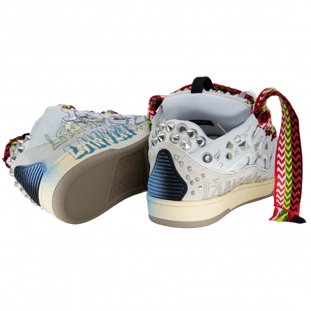 Lanvin Curb Sneaker (Graffiti)