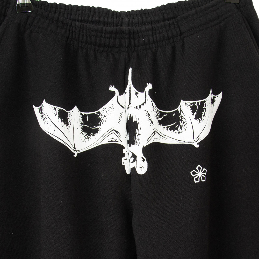 Bat Print Sweatpants (Black)