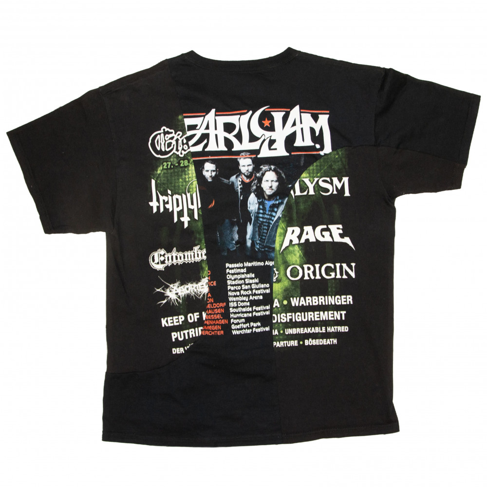 T-Shirt Tuning Band Split Tee (Black)