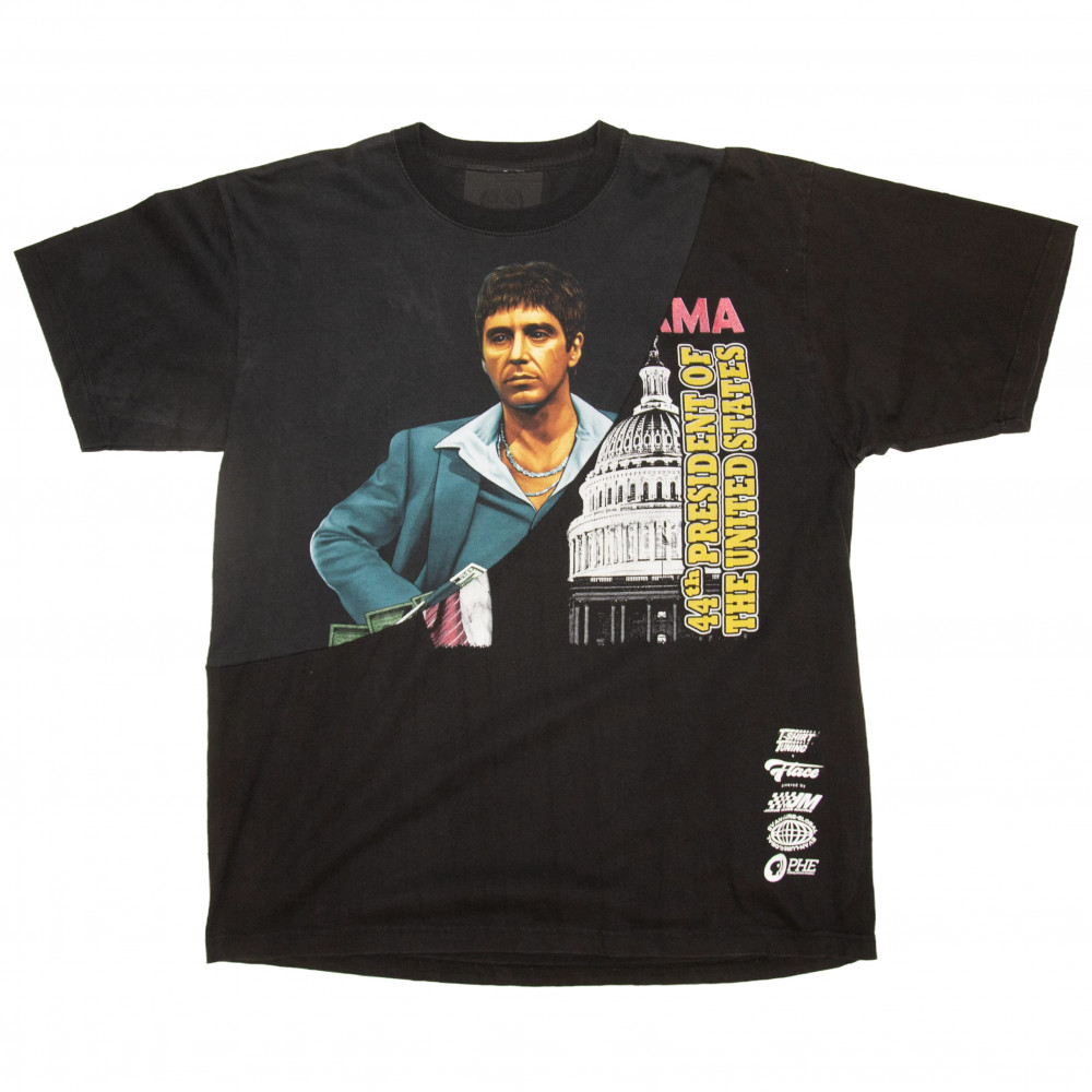 T-Shirt Tuning Scarface President Split Tee (Black)